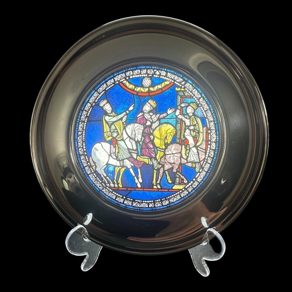 The Magi‎ Stained Glass Christmas Plate – Canterbury Cathedral Limited Edition